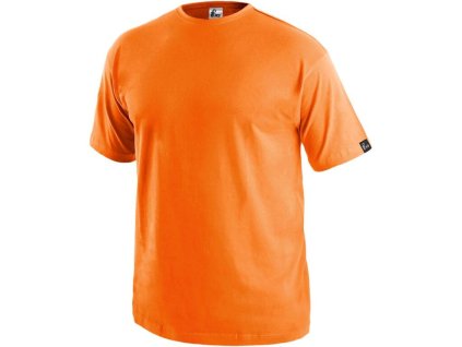 Tričko CXS DANIEL, krátký rukáv, oranžové (Velikost S)