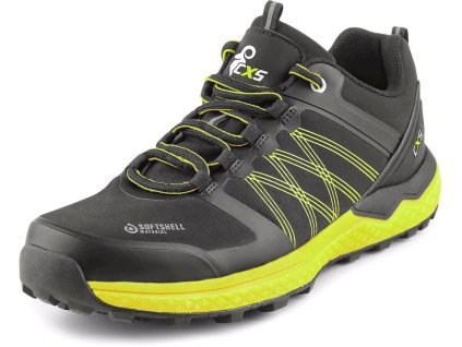 Obuv CXS SPORT, polobotka, černo-zelená (Velikost 36)