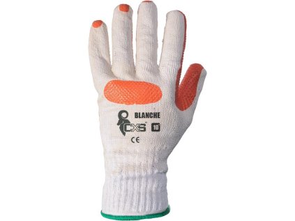 Rukavice CXS BLANCHE, máčené v latexu