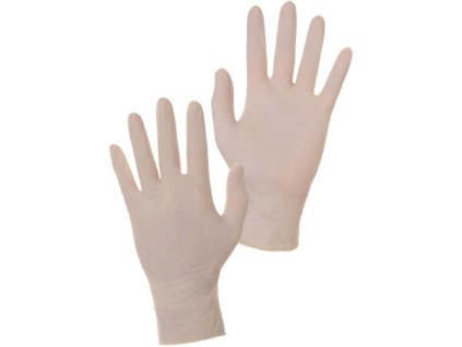 Rukavice CXS BERT, jednorázové, latexové (Velikost 07)