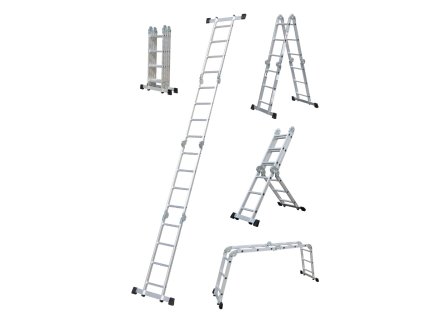 žebřík hliníkový multifunkční skládací 1x12 346cm PLA4.346 Procraft | PLA4.346