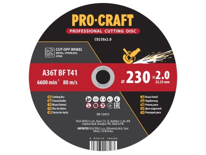 Řezný kotouč Procraft CD230x2.0 | CD230x2.0