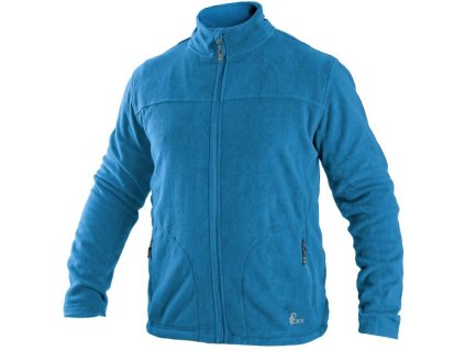 Mikina CXS GRANBY, pánská, fleece, azurově modrá