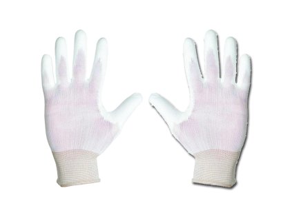 Rukavice nylonové Bunting-ROOSTER - bílé | velikost 11"