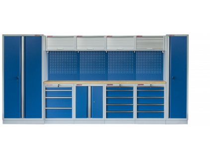 Kvalitní PROFI BLUE dílenský nábytek 4235 x 495 x 2000 mm - MTGS1300AJ Blue