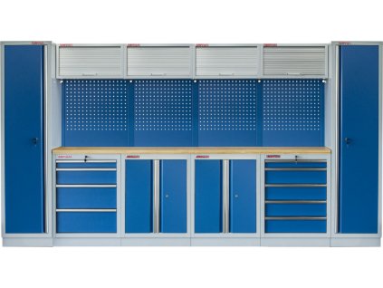 Kvalitní PROFI BLUE dílenský nábytek 3920 x 495 x 2000 mm - MTGS1300AA9 Blue
