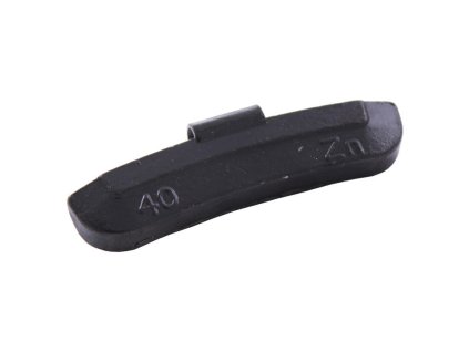 Naklepávací vyvažovací závaží (Zn) ASTA 40 g, černé - F13057