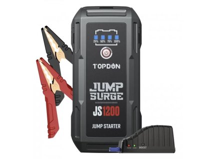 TOPDON Car Jump Starter JumpSurge 1200, 10 000 mAh