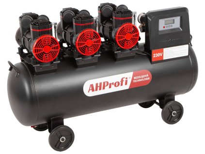 Bezolejový kompresor 100L, 3x1450W, 6 pístů - AH0100