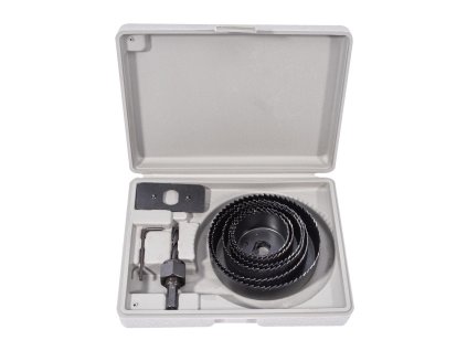 STAVTOOL Sada vykružovacích korunek 8 dílů | 51-102 mm, plastový box