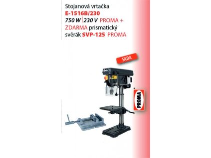 E-1516B/230 - Stojanová vrtačka + svěrák SVP-125