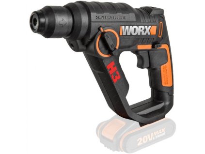 WX390.9 - Aku vrtací kladivo 20V 1,2J - bez akumulátoru - Powershare
