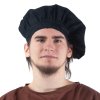 Středověký Baret - Barva: černá (Velikost Černá)