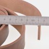 Hovězí kůže na opasek - hnědá, 3 cm - Délka: 130 cm (Délka 130 cm)