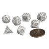 Sada kostek Zaklínač - kostky Geralt - Barva: perleťovo-hnědá (Barva perleťovo-hnědá)
