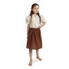 Dívčí sukně Hobitka, hnědá - Velikost: 134/140 (Velikost 134/140)