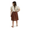Dívčí sukně Hobitka, hnědá - Velikost: 134/140 (Velikost 134/140)
