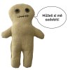 Voodoo panenka - lněná - Možnost výběru: s očima (Varianta S očima)
