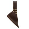 Kožený závěs na zbraň - oboustranný - Barva: hnědá (Barva Hnědá)