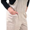 damske lnene kalhoty s laclem prirodni 62cc2f1a10de7