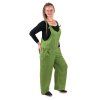 damske lnene kalhoty s laclem zelene 62cc2f5e97899