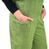 damske lnene kalhoty s laclem zelene 62cc2f8cb8e2b