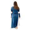 damske lnene saty sigrid modre 69c39d467fe4c