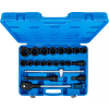 Sada silových nástrčných hlavic HEX 3/4", 21 ks, BGS - B5258