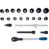 Sada silových nástrčných hlavic HEX 3/4", 21 ks, BGS - B5258