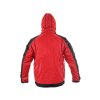 Bunda CXS IRVINE, zimní, pánská, červeno-černá (Velikost 4XL)