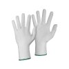Rukavice CXS TEWI, textilní s PVC terčíky, bílé (Velikost 06)