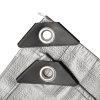 Plachta Procraft ST4x5 200g/m2 nepromokavá s oky 4x5 m stříbrná | ST4x5