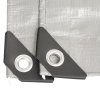 Plachta Procraft ST4x5 200g/m2 nepromokavá s oky 4x5 m stříbrná | ST4x5