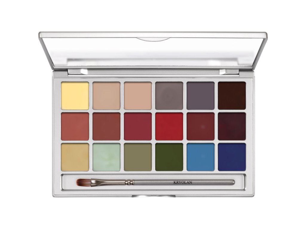 Coloring Vision Palette 18 farieb (Farba Kryolan Stage)