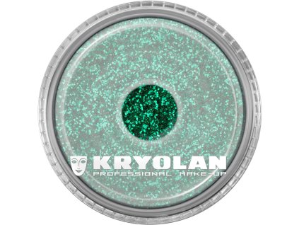 Polyester Glimmer medium (Farba Kryolan Emerald Green)