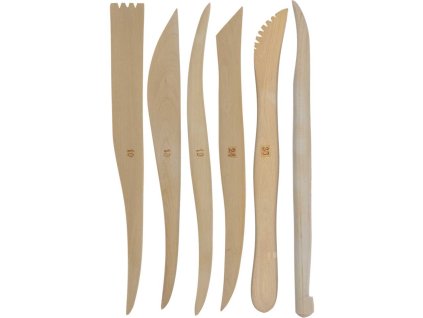 Wooden Modeling Set Špachtlí