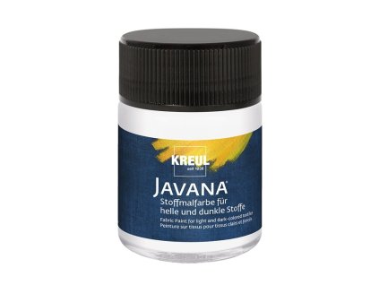 Farba na svetlý a tmavý textil Javana Kreul 50 ml – White Farbric color
