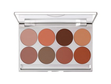 Blusher Palette 8 farieb (Farba Kryolan Aura)