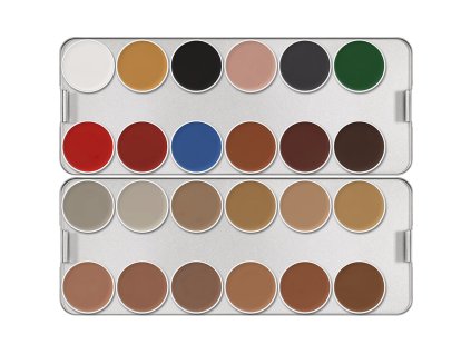 Aquacolor Palette 24 farieb (Farba Kryolan K)
