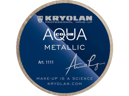 Aquacolor Metallic 8ml (Farba Kryolan Silver)