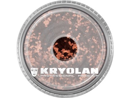 Polyester Glimmer coarse (Farba Kryolan Copper)