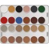 Aquacolor Palette 24 farieb (Farba Kryolan K)