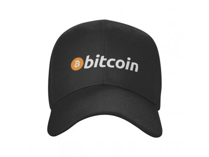 Kšiltovka Bitcoin černá