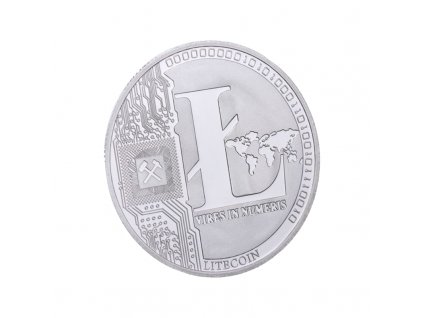 KL037 Mince Litecoin (stříbrná)
