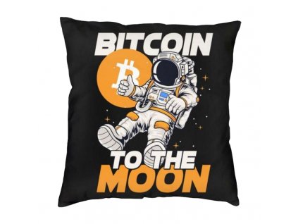 KL048 Polštář Bitcoin The Moon