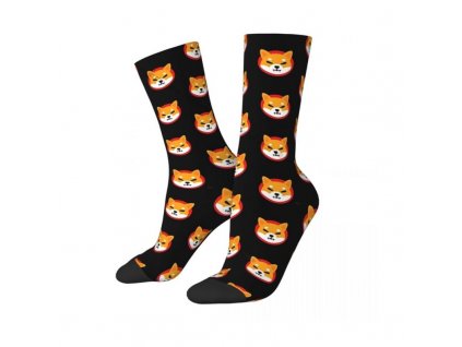 Ponožky Shiba Inu (černé)