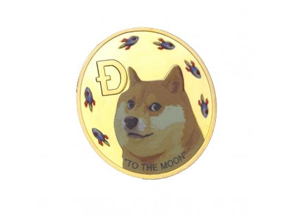 KL076 Mince Dogecoin (zlatá)