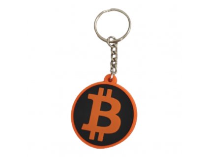 KL005 Přívěšek na klíče Bitcoin (PVC) 1