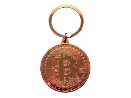 KL008 Přívěšek na klíče Bitcoin (bronzový) 1