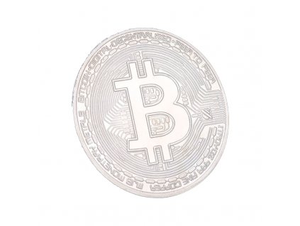 KL004 Mince Bitcoin (stříbrná)